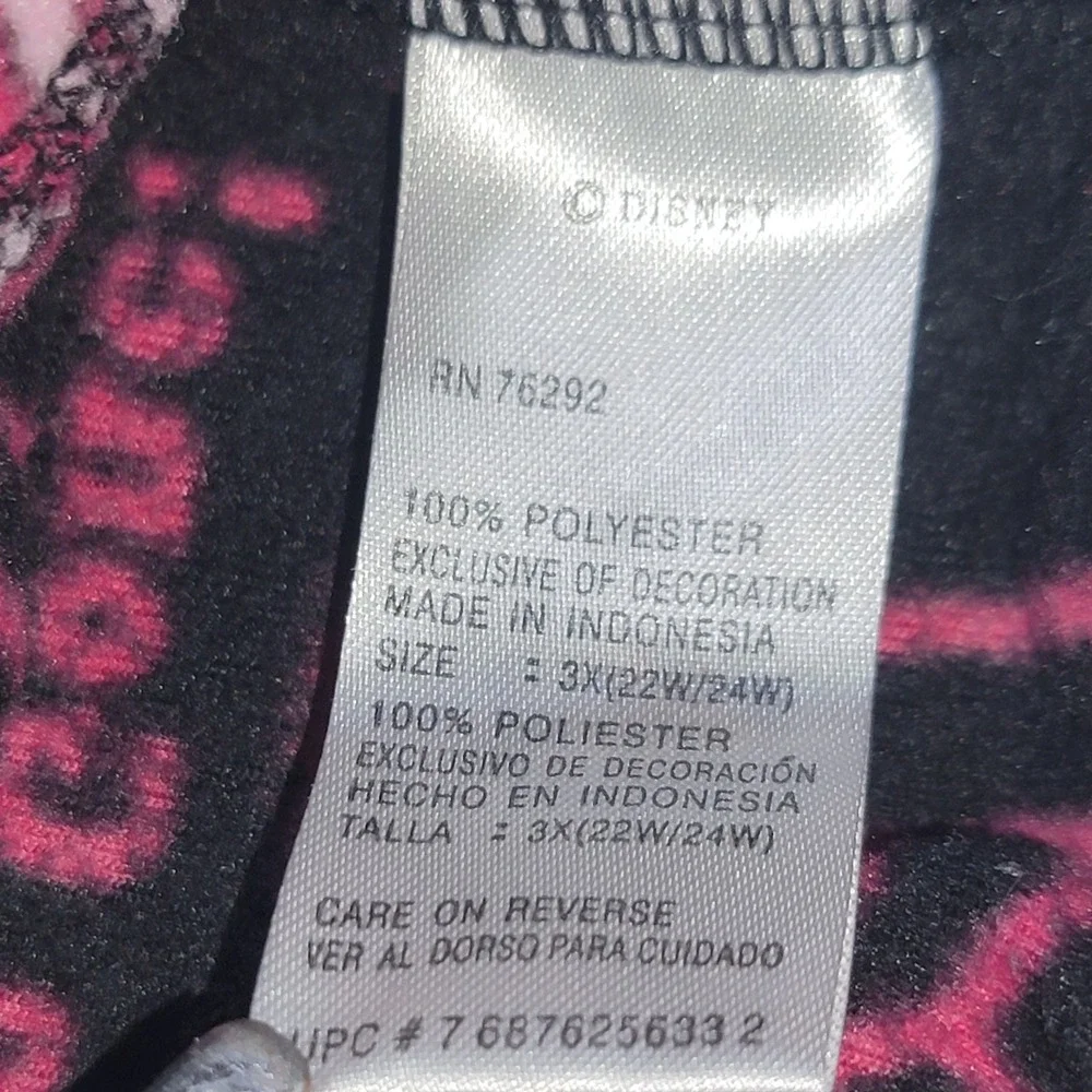 Disney Sleep Women's Cheshire Cat Black Pajama Pants Poof! Sz 3X - Picture 10 of 10